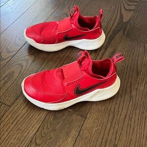 Nike Red and Black Slip-On Sneakers